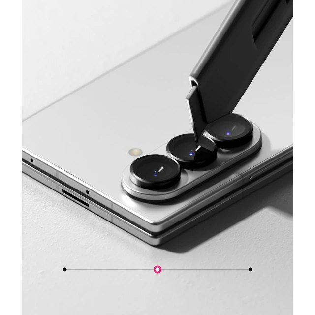 Захисне скло для камери Ringke Camera Frame для Samsung Galaxy Fold 7 / Fold 8 Ultra Black (2 pack) (8800380460638)