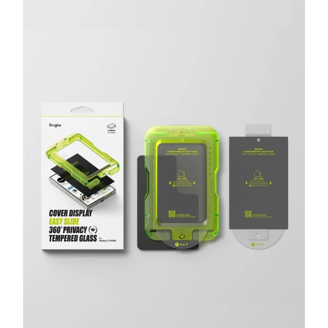Захисне скло Ringke Cover Display Easy Slide 360 для Samsung Galaxy Fold 8 Privacy (2 pack) (8800380460645)