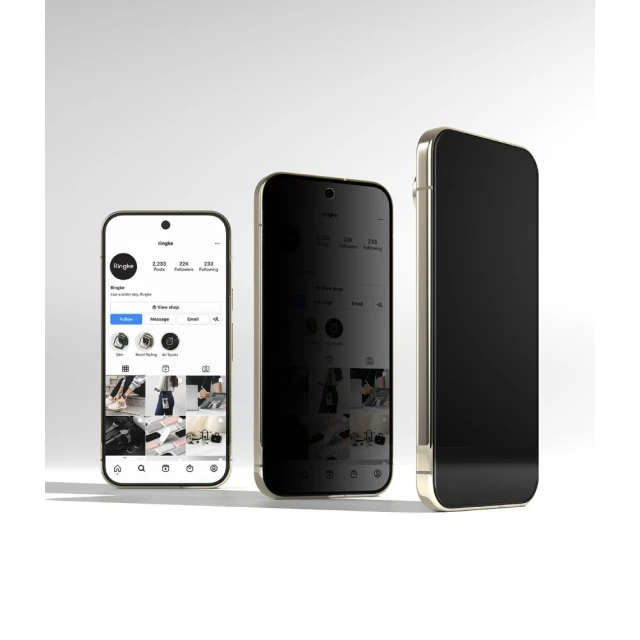 Захисне скло Ringke Easy Slide (2 pack) для Google Pixel 9 Pro | 10 Pro | 11 Pro Privacy (8800380461215)