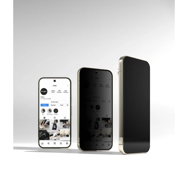 Захисне скло Ringke Easy Slide (2 pack) для Google Pixel 9 Pro | 10 Pro | 11 Pro Privacy (8800380461215)