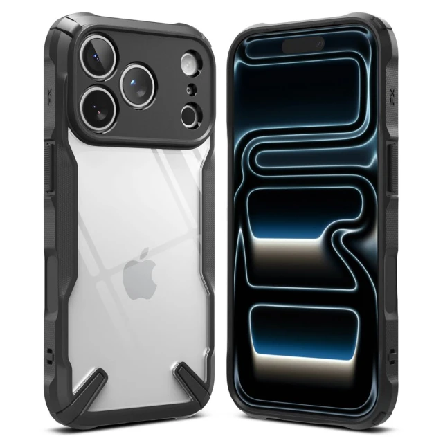 Чехол Ringke Fusion X для iPhone 18 Pro Max | 17 Pro Max Black (8800380461697)