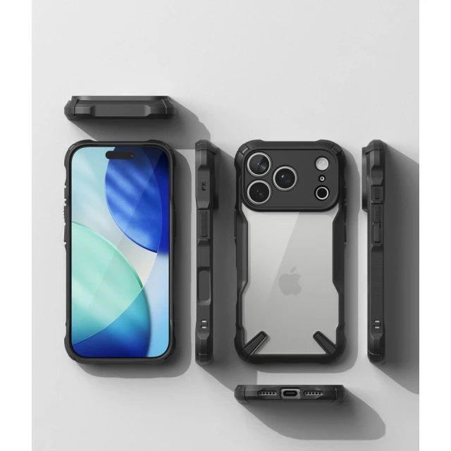 Чехол Ringke Fusion X для iPhone 18 Pro Max | 17 Pro Max Black (8800380461697)