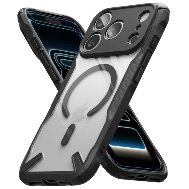 Чехол Ringke Fusion X Magnetic для iPhone 18 Pro Max | 17 Pro Max Black (8800380461758)