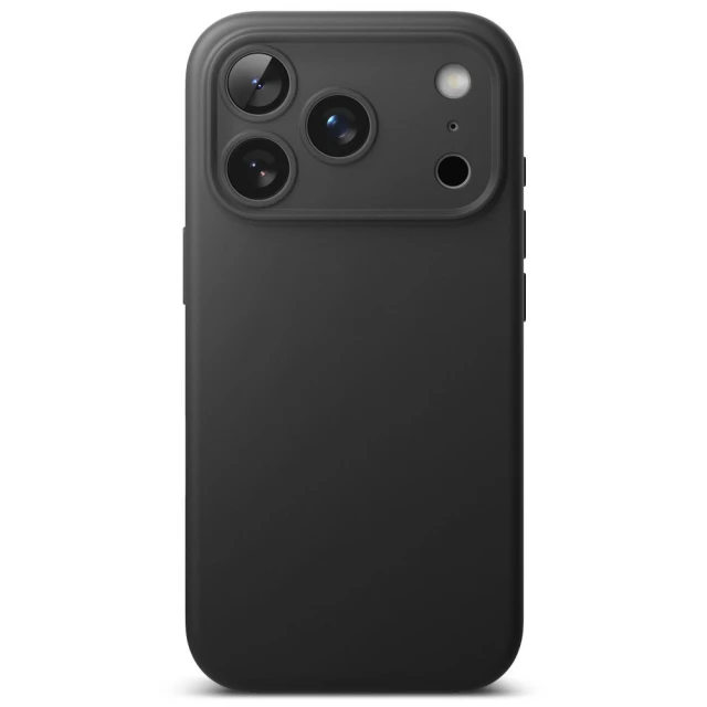Чохол Ringke Silicone Magnetic для iPhone 18 Pro Max Black with MagSafe (8800380462021)