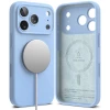 Чохол Ringke Silicone Magnetic для iPhone 18 Pro Max Light Blue with MagSafe (8800380462113)