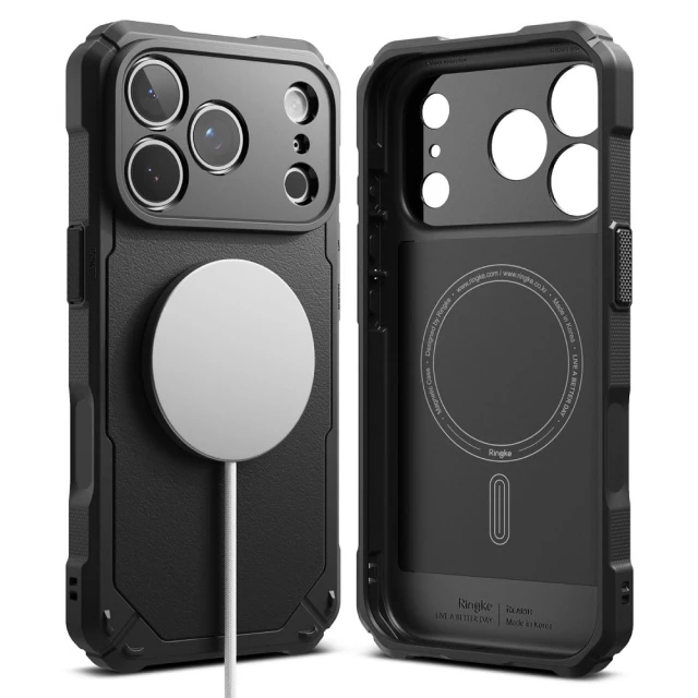 Чехол Ringke Rugged Gear Magnetic для iPhone 18 Pro Max | 17 Pro Max Black (8800380462267)