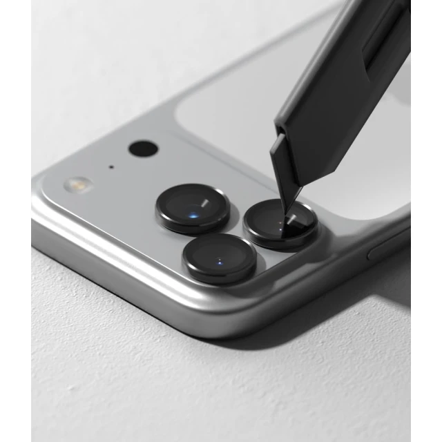 Захисне скло для камери Ringke Camera Frame Protector для iPhone 18 Pro Max | 18 Pro Black (2 pack) (8800380462489)