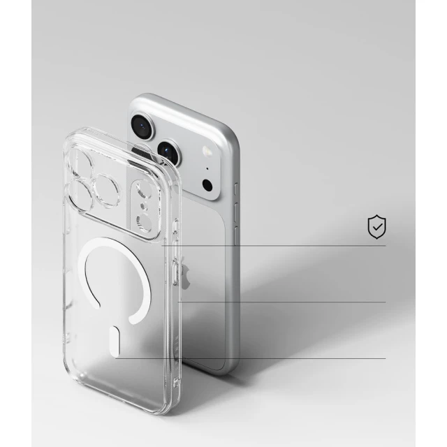 Чохол Ringke Fusion Magnetic для iPhone 18 Pro | 17 Pro Matte Clear (8800380462601)