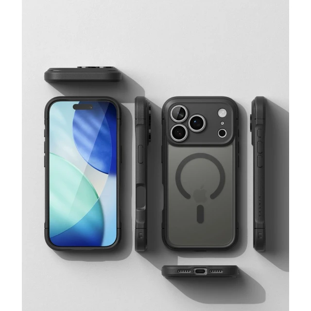 Чохол Ringke Fusion Bold Magnetic для iPhone 18 Pro | 17 Pro Grey (8800380462694)