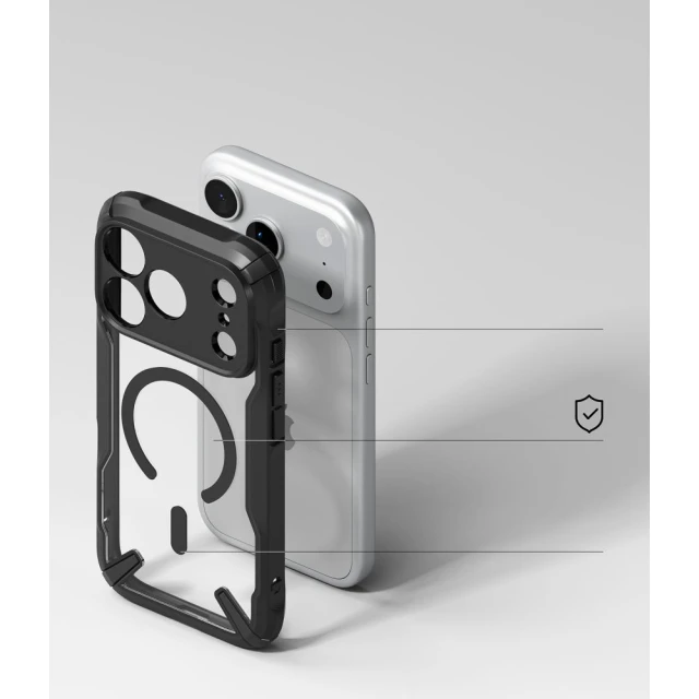Чохол Ringke Fusion X Magnetic для iPhone 18 Pro | 17 Pro Black (8800380462786)