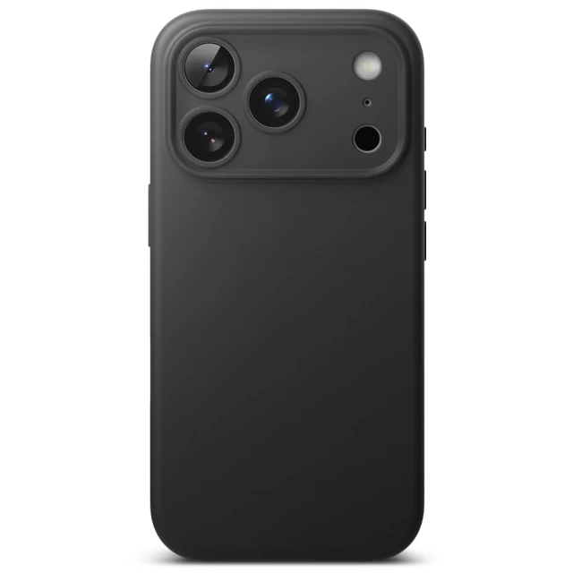 Чохол Ringke Silicone Magnetic для iPhone 18 Pro Black with MagSafe (8800380463059)