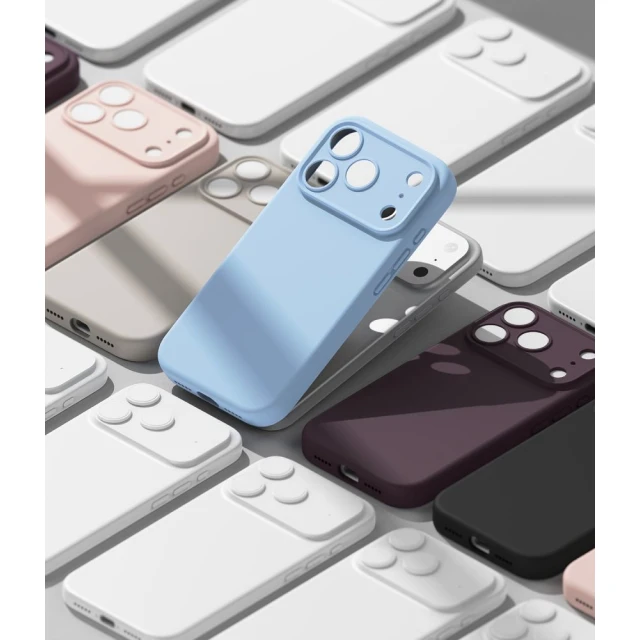 Чохол Ringke Silicone Magnetic для iPhone 18 Pro Light Blue with MagSafe (8800380463141)