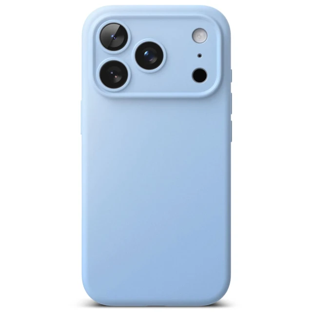 Чохол Ringke Silicone Magnetic для iPhone 18 Pro Light Blue with MagSafe (8800380463141)