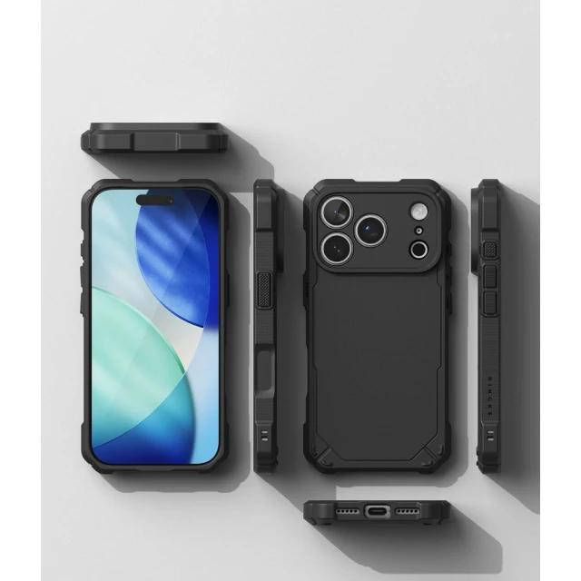 Чехол Ringke Rugged Gear Magnetic для iPhone 18 Pro | 17 Pro Black (8800380463295)