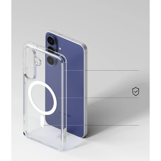 Чохол Ringke Fusion Magnetic для Samsung Galaxy S26 FE Clear (8800380463684)