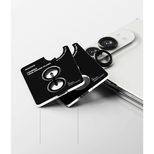 Захисне скло для камери Ringke Camera Frame (2 pack) для iPhone Duo Black (8800380464377)
