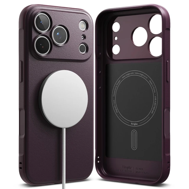 Чехол Ringke Onyx Magnetic для iPhone 18 Pro Max | 17 Pro Max Burgundy (8800380467729)
