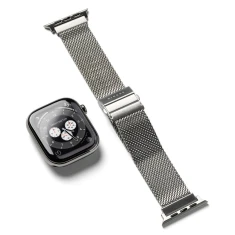 Ремінець Ringke Metal One Mesh для Apple Watch Ultra 3 | 2 | 1 49 mm | Series 11 | 10 46 mm | Series 9 | 8 | SE 45 mm | 44 mm Silver (8800380467880)