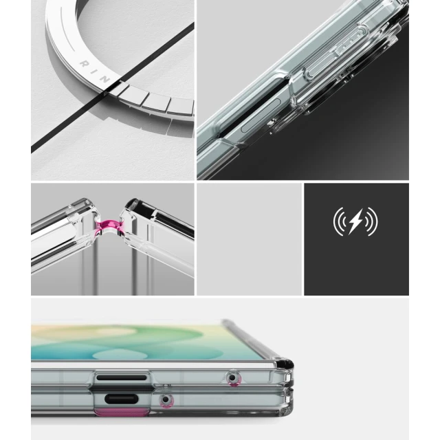Чохол Ringke Fusion Magnetic MagSafe для Samsung Galaxy Z Fold8 Clear (8800380468061)