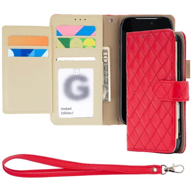 Чохол-книжка Mercury Luxe Diary для iPhone 17 Pro Red (8800393591275)