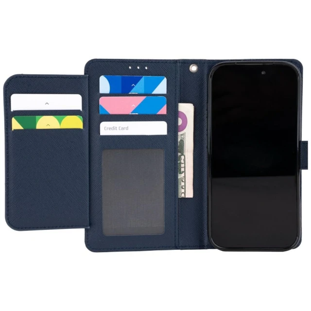 Чохол-книжка Mercury Essential Diary для Apple iPhone 17 Pro Navy (8800393595242)