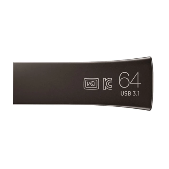 USB-флеш-накопичувач Samsung BAR Plus MUF-64BE4/APC 64 ГБ USB 3.1 Grey (8801643230739)