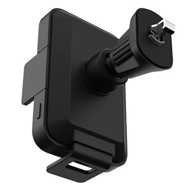 Автодержатель с функцией беспроводной зарядки Samsung Qi with Induction Charge 10W Black (GP-PLU021SAABW)