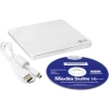 Зовнішній H.L Data Storage DVD-привід Ultra Slim Portable GP60NW60 USB 2.0 White (8806087304329)