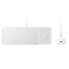 Бездротовий зарядний пристрій Samsung Trio FC 3-in-1 9W White (EP-P6300TWEGEU)