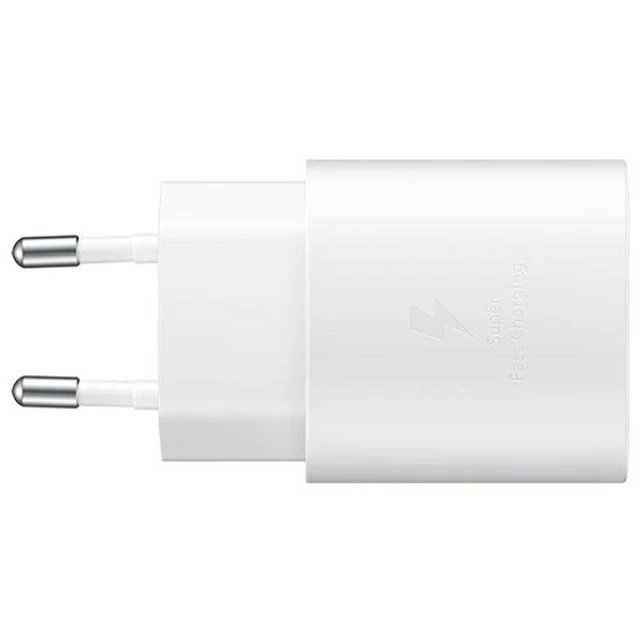 Мережевий зарядний пристрій Samsung FC 25W USB-C White (EP-TA800NWEGEU)