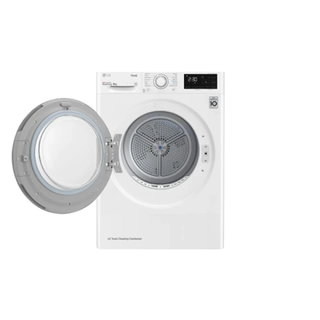 Сушильна машина LG RH80V3AV6N 8 кг A++ Wi-Fi White (8806091610140)