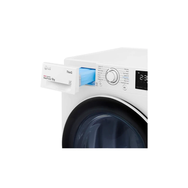 Сушильна машина LG RH80V3AV6N 8 кг A++ Wi-Fi White (8806091610140)