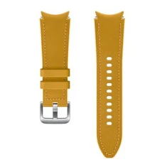 Ремінець Samsung Hybrid Leather Strap (S/M) для Samsung Galaxy Watch 4 | 4 Classic | 5 | 5 Pro Mustard (ET-SHR88SYEGEU)