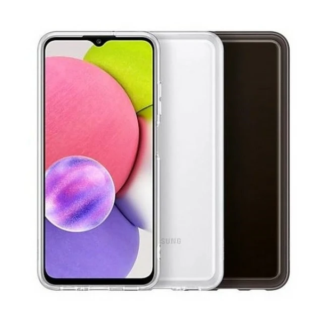 Чохол Samsung Soft Clear Cover для Samsung Galaxy A03s (A038) Transparent (EF-QA038TTEGEU)