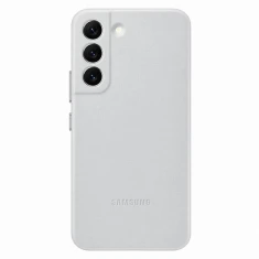Чохол Samsung Leather Cover для Samsung Galaxy S22 Light Grey (EF-VS901LJEGWW)