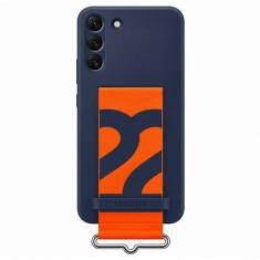 Чохол Samsung Silicone Cover with Strap для Samsung Galaxy S22 Plus Navy (EF-GS906TNEGWW)