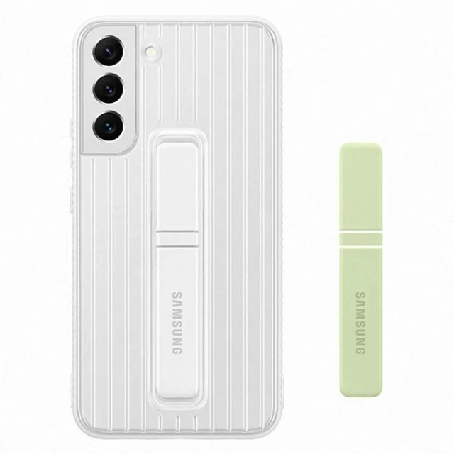 Чохол Samsung Protective Standing Cover для Samsung Galaxy S22 Plus 5G White (EF-RS906CWEGWW)