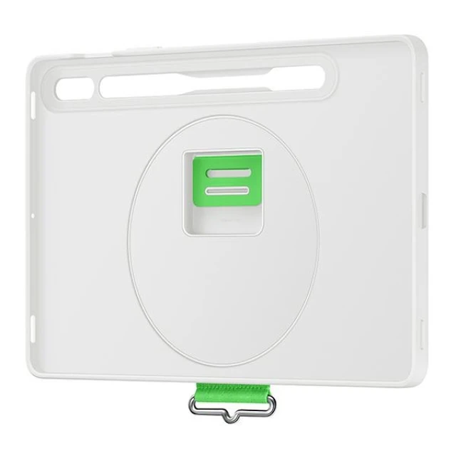 Чохол Samsung Silicone Cover Strap для Samsung Galaxy Tab S8 White (EF-GX700CWEGWW)