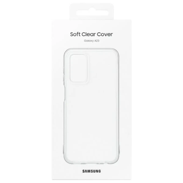 Чохол Samsung Soft Clear Cover для Samsung Galaxy A23 Transparent (EF-QA235TTEGWW)