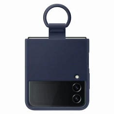 Чохол Samsung Silicone Cover with Ring для Samsung Galaxy Flip4 (F721) Navy (EF-PF721TNEGWW)