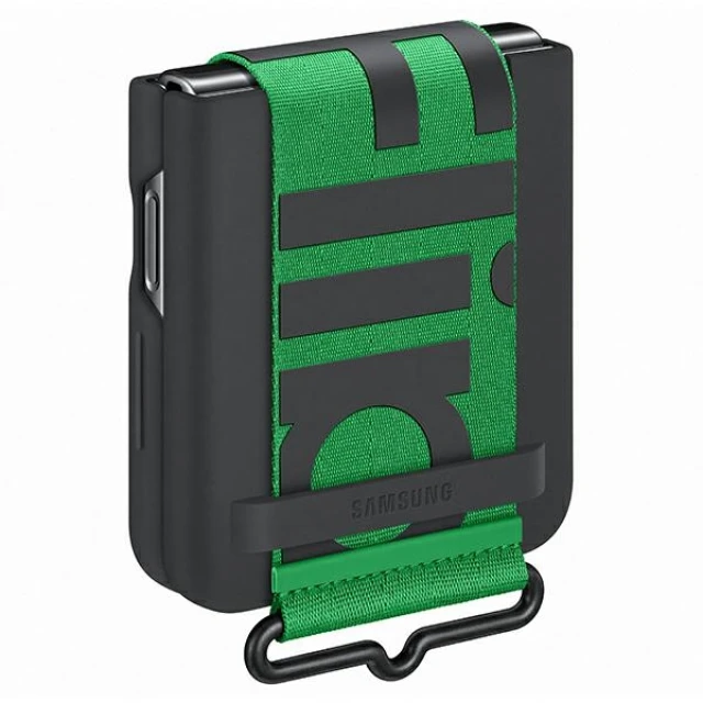Чохол Samsung Strap Silicone Cover для Samsung Galaxy Flip4 (F721) Black (EF-GF721TBEGWW)