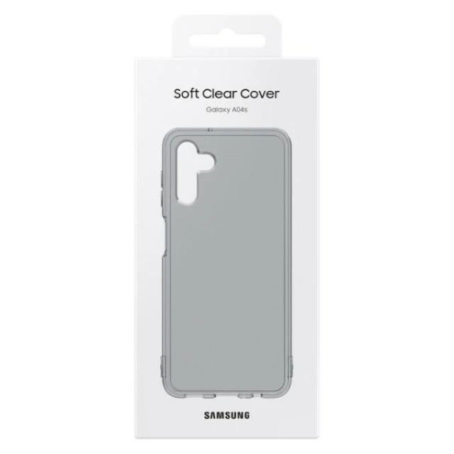 Чохол Samsung Clear Cover для Samsung Galaxy A04s Black (EF-QA047TBEGWW)