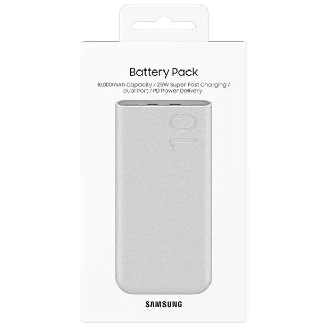 Портативний зарядний пристрій Samsung Fast Charging 10000mAh 25W Beige (EB-P3400XUEGEU)