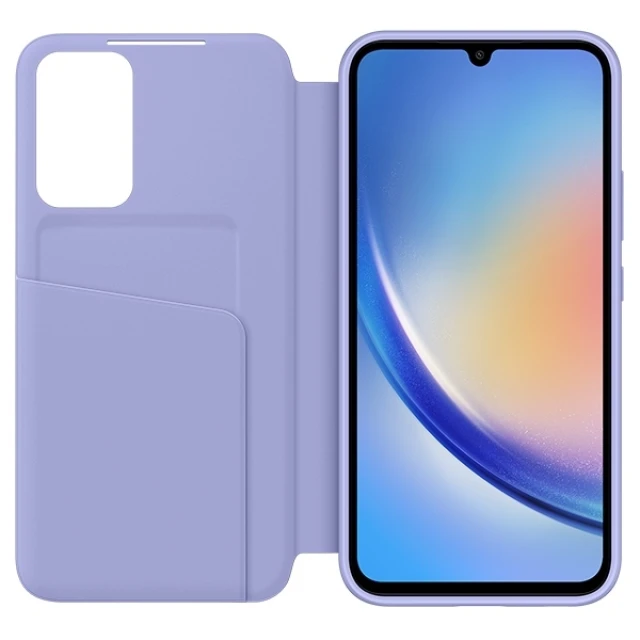 Чохол-книжка Samsung Smart View Wallet Case для Samsung Galaxy A34 5G (A346) Blueberry (EF-ZA346CVEGWW)