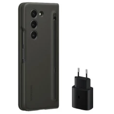 Чохол і мережевий зарядний пристрій Samsung для Samsung Galaxy Fold5 (F946) Graphite (EF-OF94KKBEGWW)
