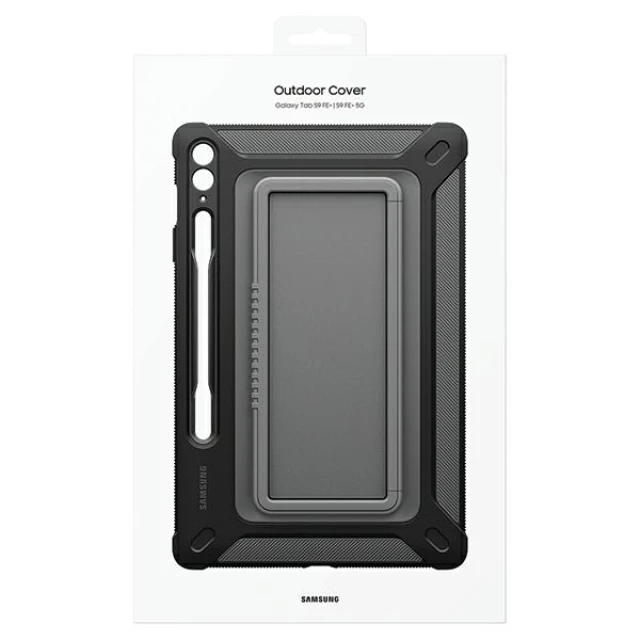 Чохол Samsung Armored Outdoor Cover для Samsung Galaxy Tab S9 FE+ Black (EF-RX610CBEGWW)
