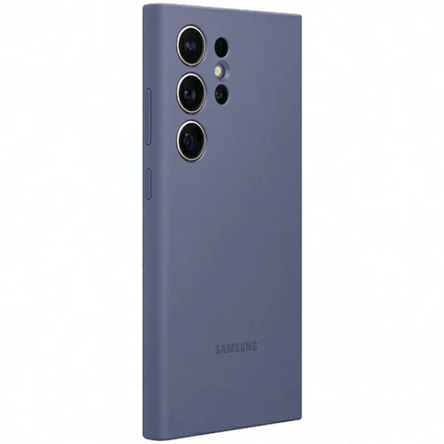 Чохол Samsung Silicone Case для Samsung Galaxy S24 Ultra (S928) Violet (EF-PS928TVEGWW)