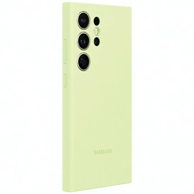 Чохол Samsung Silicone Case для Samsung Galaxy S24 Ultra (S928) Lime (EF-PS928TGEGWW)