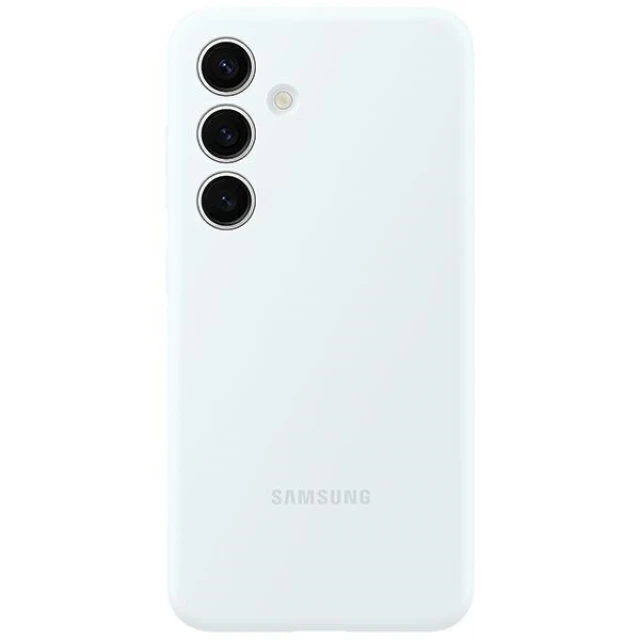Чохол Samsung Silicone Case для Samsung Galaxy S24 Plus (S926) White (EF-PS926TWEGWW)