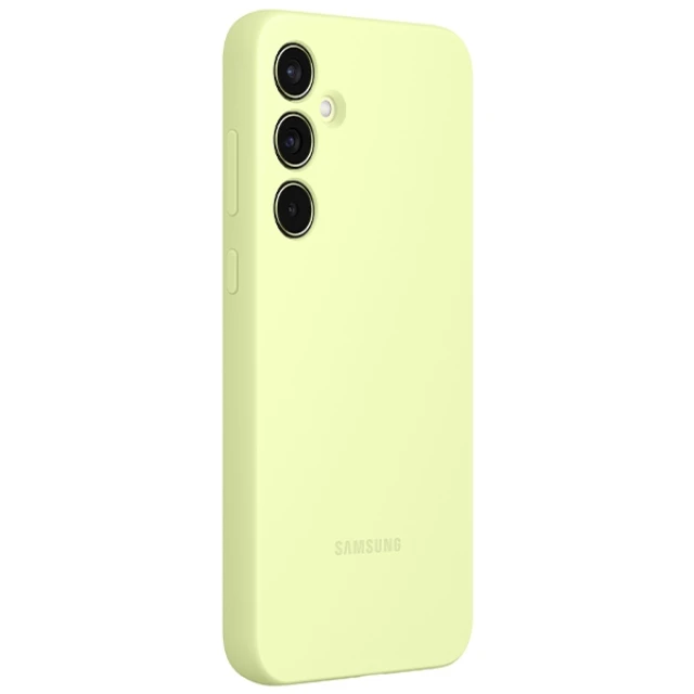 Чохол Samsung Silicone Cover для Samsung Galaxy A55 5G (A556) Lime (EF-PA556TMEGWW)